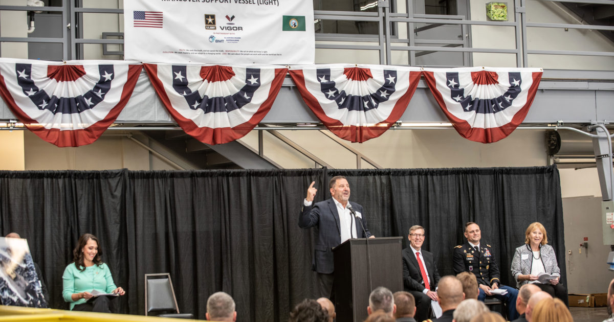 Vigor Lays Keel for the U.S. Army's Next Generation Landing…